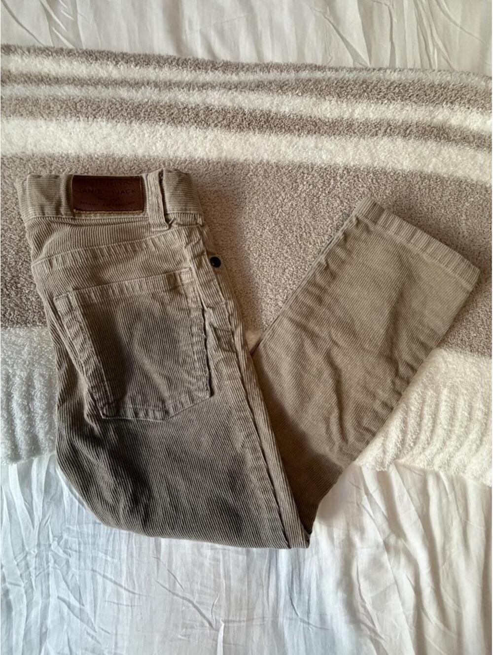 Janie and Jack tan corduroy pants